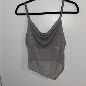 Wild Fable Shimmering Gray Camisole